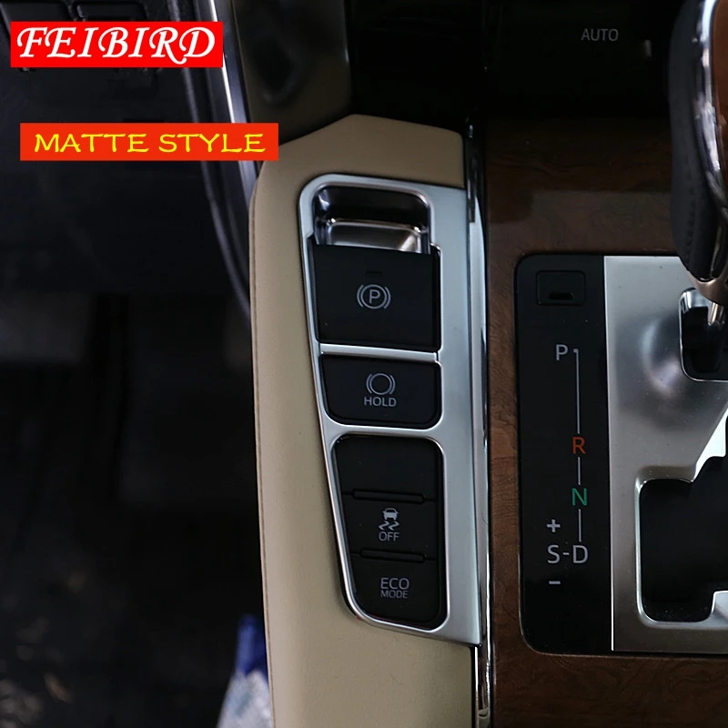 Подходит для Toyota Alphard/Vellfire AH30- автомобильный Стайлинг Электрический для ручного рычага стояночного тормоза Кнопка Ручного Тормоза Крышка отделка
