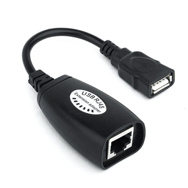 Удлинитель USB 2 0 со штекером и гнездом до футов с использованием кабеля CAT5/CAT5E/6 RJ45