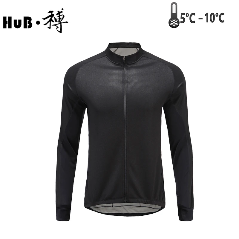 Зимний теплый костюм для велоспорта Pro team классический черный верховой езды