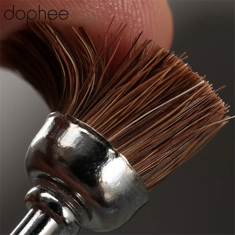 Аксессуары dophe Dremel 3 мм коричневые мягкие нейлоновые полировальные чашки колеса