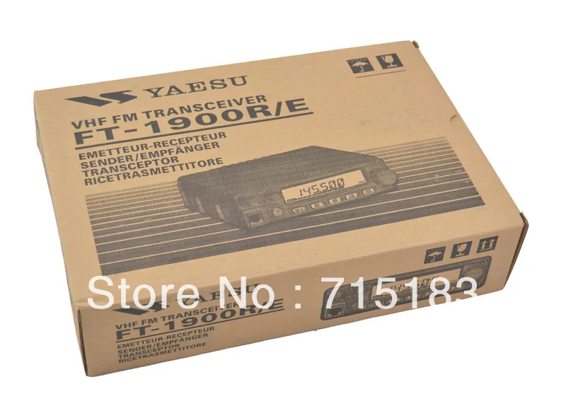 Автомобильная радиостанция Yaesu CB приемопередатчик радио FT-1900R/E 55 Вт 136-174 МГц VHF FM