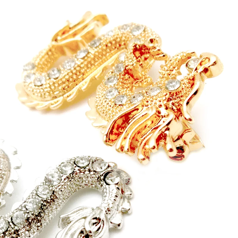 Стильные броши В Форме Дракона со стразами модные мужские брошь в виде животного