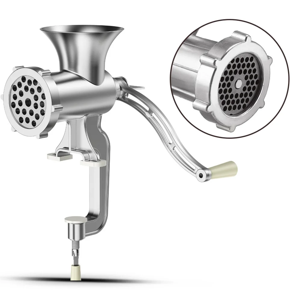 Домашняя многофункциональная ручная мясорубка 6 в 1 из нержавеющей стали для