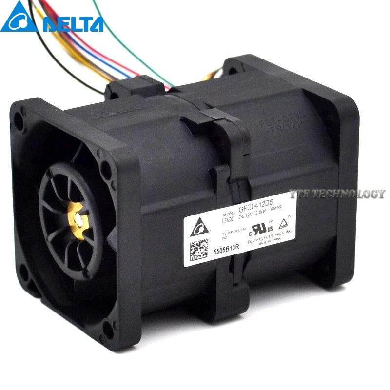 

New GFC0412DS 33w 4056 2.8A 4CM 40mm dual motor scooter booster fan violence for Delta 40*40*56mm