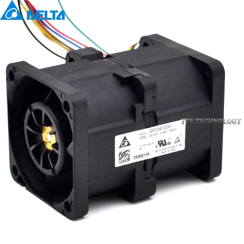Двухмоторный бустер Delta GFC0412DS 33 Вт 4056 А 4 см 40 мм | Компьютеры и офис