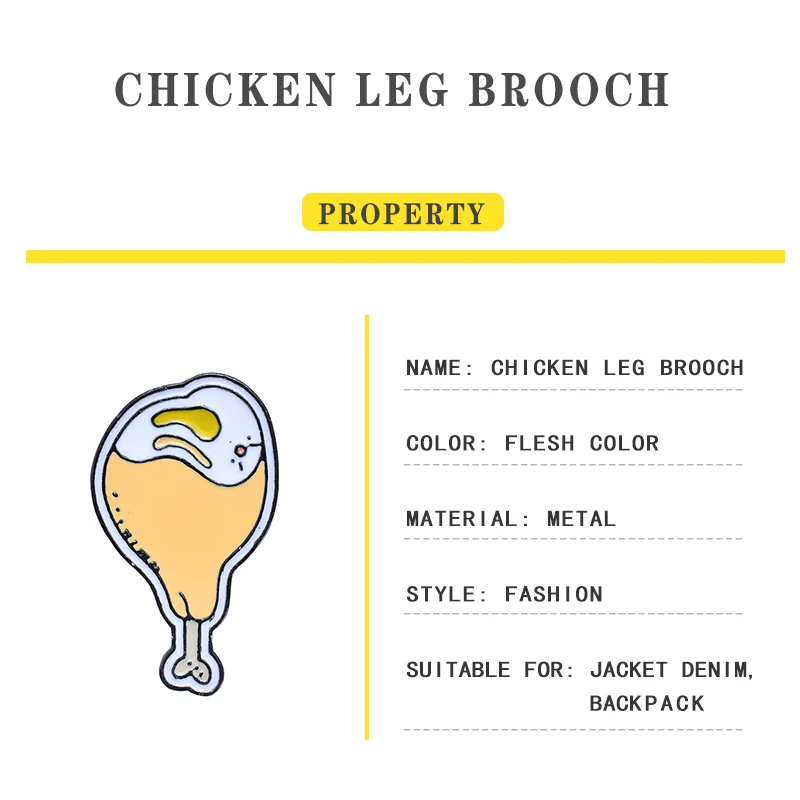 Курицы из мультика брошь для ног значки с изображением еды свитер декоративная