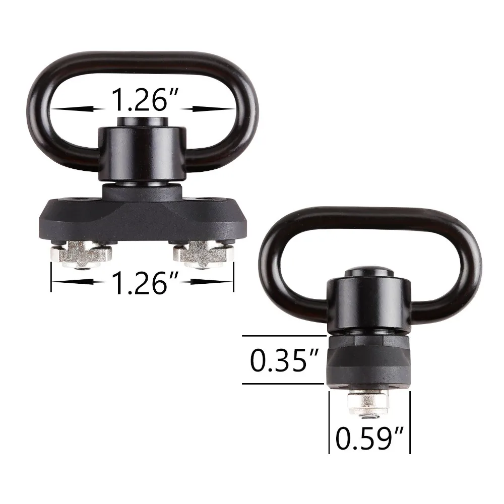 Фонарь Стандартный QD с рельсовым креплением 1 25 дюйма Swivel|Аксессуары для