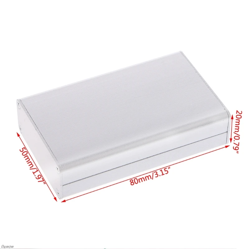 Алюминиевый корпус для проектной коробки электронный инструментов DIY 80x50x20 мм