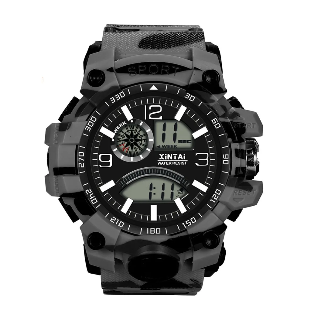 Saatleri Мода High-End Multi-function 30 M Электронные Водонепроницаемые часы элегантный аналоговый роскошный спортивный высокое качество@ 5
