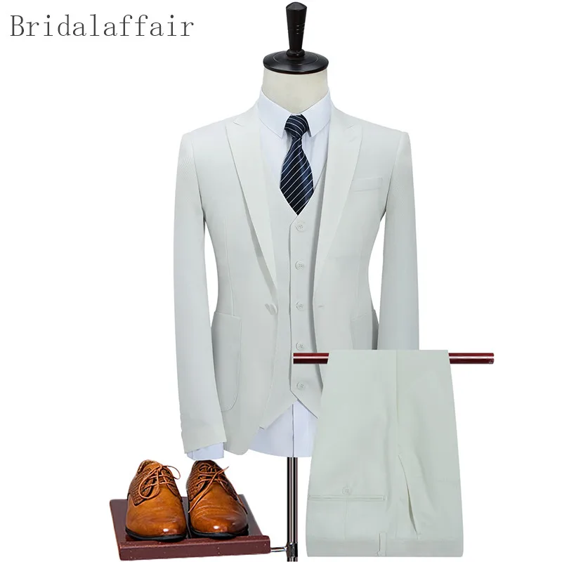 Мужской облегающий костюм темно-синего цвета деловое свадебное платье для