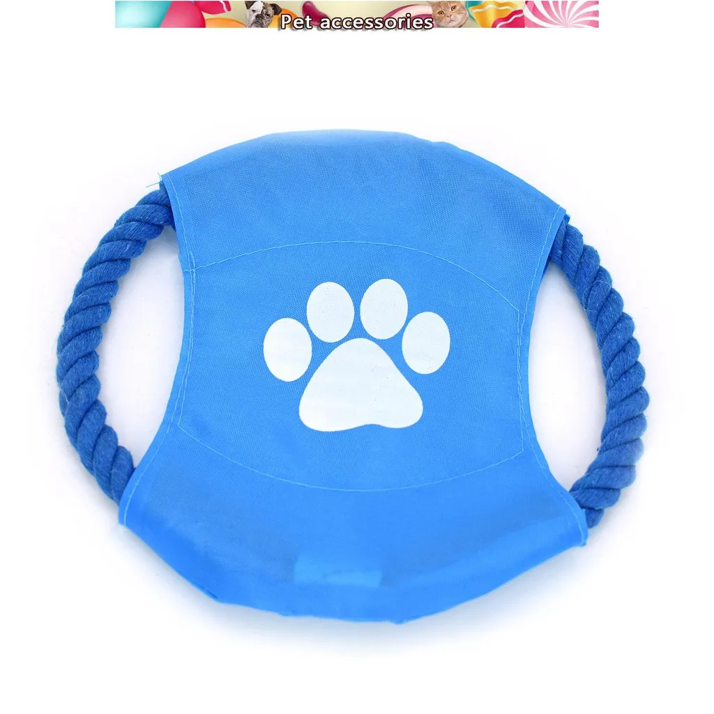 Pet летающий диск интерактивная игрушка животное из хлопковых ниток открытый