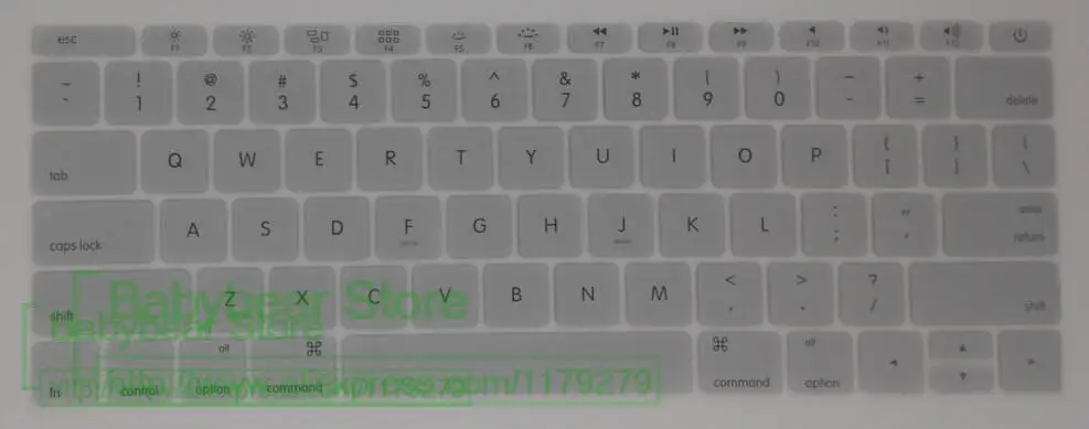 siliver Силиконовая Защитная крышка клавиатуры для MacBook Pro A1708 для Mac Book Pro 13 дюймов A 1708 A1708 A2159(без сенсорной панели - Цвет: siliver