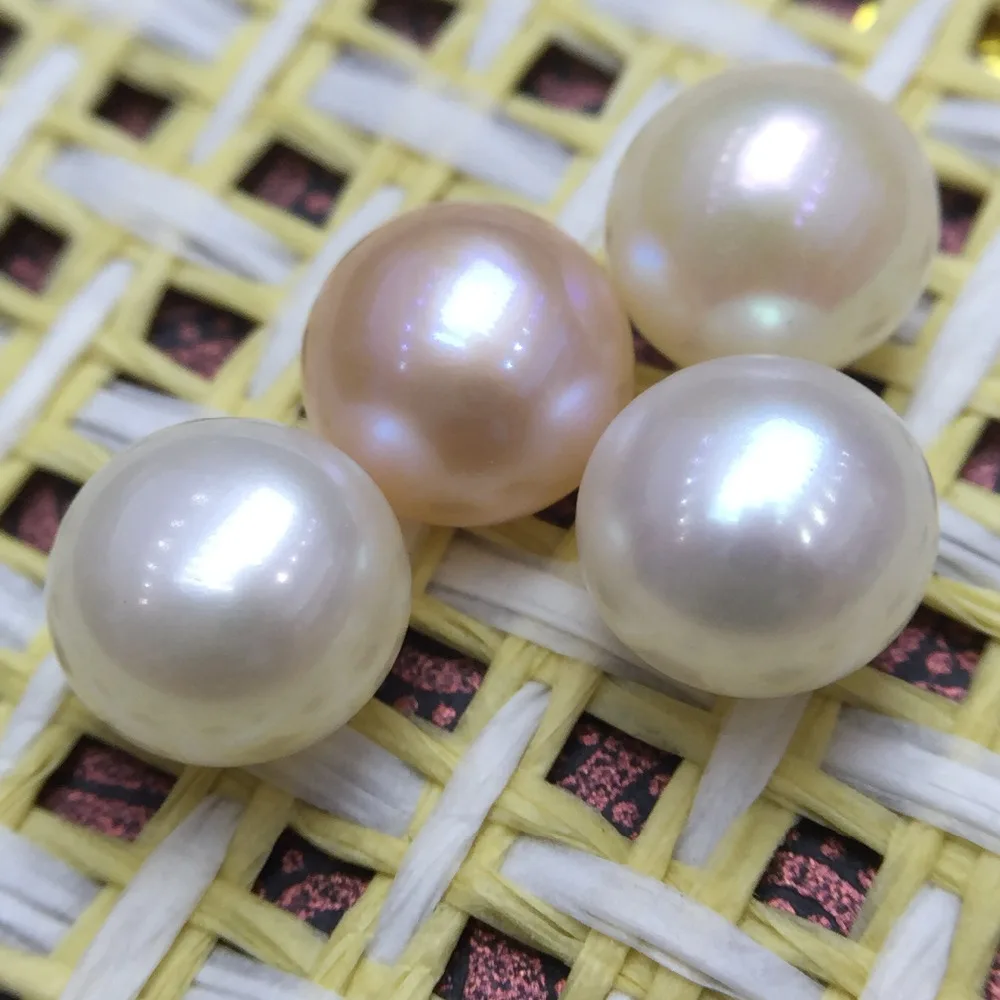 Натуральный белый жемчужная Мидия AAA + форма для хлеба на пару 9/10 мм свободные