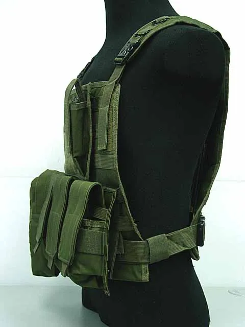 Тактический Бой Airsoft Пейнтбол Охота Стрельба борьба Molle жилет грудь Установка