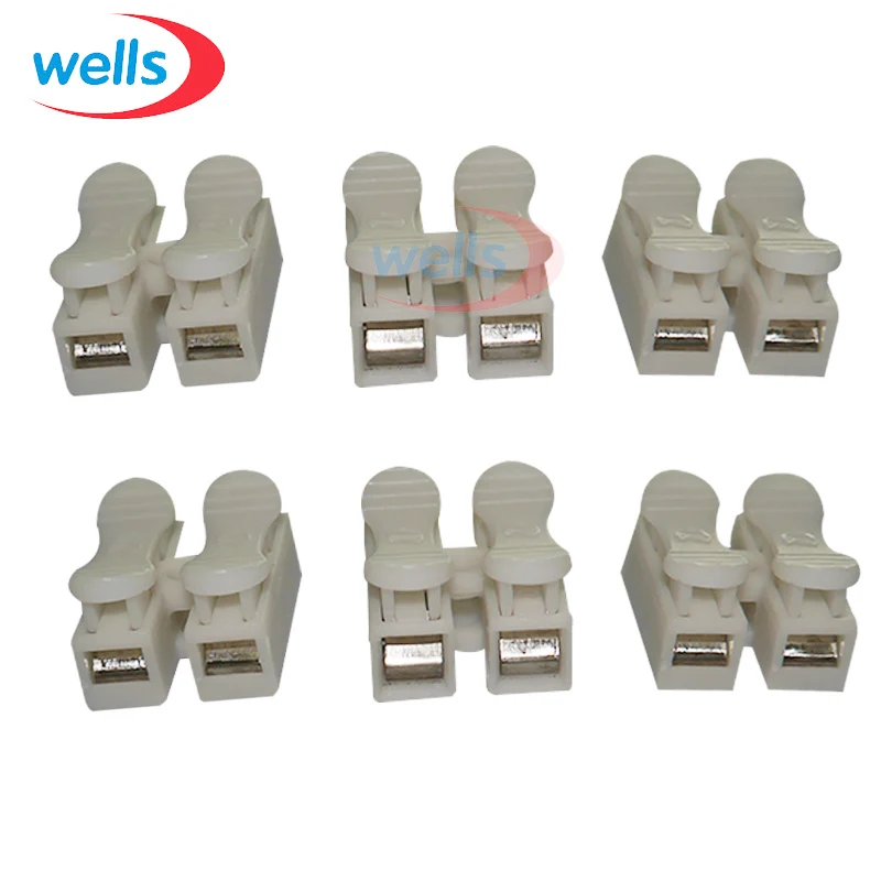 10 шт. 2 контактный зажим для быстрого соединения материал крышки ленты|connecting