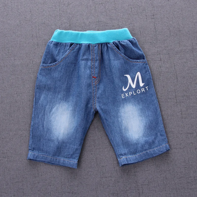 BibiCola summer boys clothing sets new children fashion cartoon cotton shirt+jean shorts suits for kids casual tracksuits | Детская