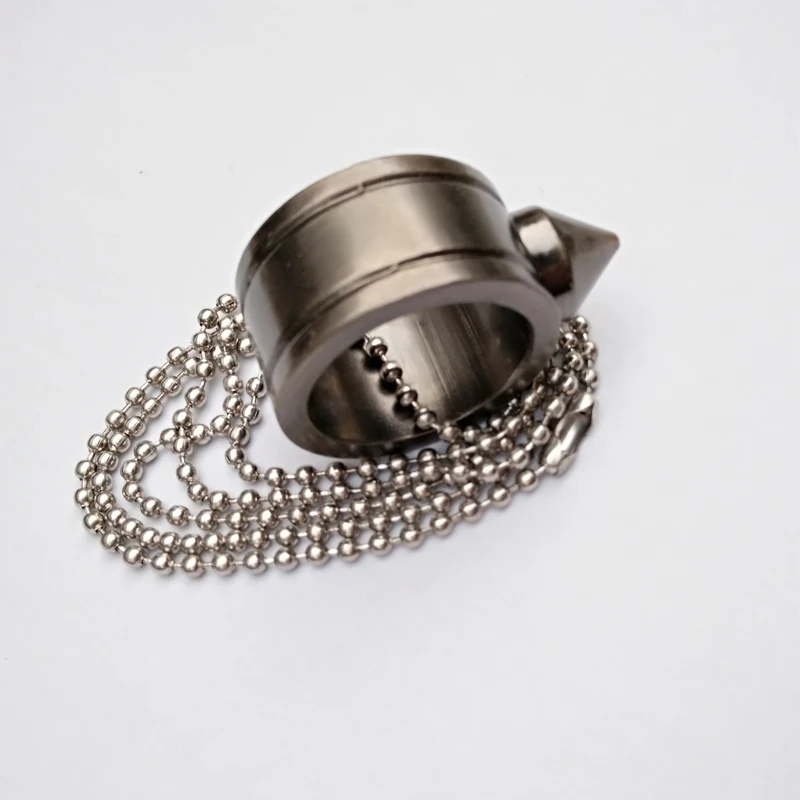 100 шт./лот защитные украшения тактическое кольцо на палец цепочка из бисера EDC