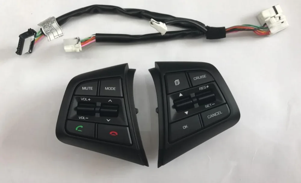 Для hyundai ix25(creta) 2.0L Кнопка рулевого колеса дистанционного круиз-контроля кнопки с кабелями
