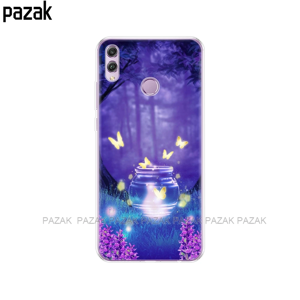 52239 Чехол для Huawei Honor 8x, чехол 6,5 дюйма, силиконовый мягкий ТПУ черный чехол для Honor 8 X, чехол с принтом, чехлы для телефонов - Цвет: 52239