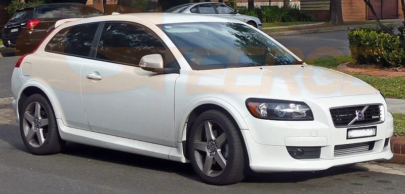 Для Volvo C30 2007 2008 2009 2010 объектив проектора отличные глаза ангела Ультра яркое освещение smd комплект светодиодов «глаза ангела» DRL