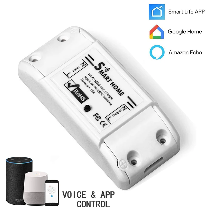 Умный дом ВКЛ./ВЫКЛ. Wi-Fi выключатель таймер освещения Поддержка