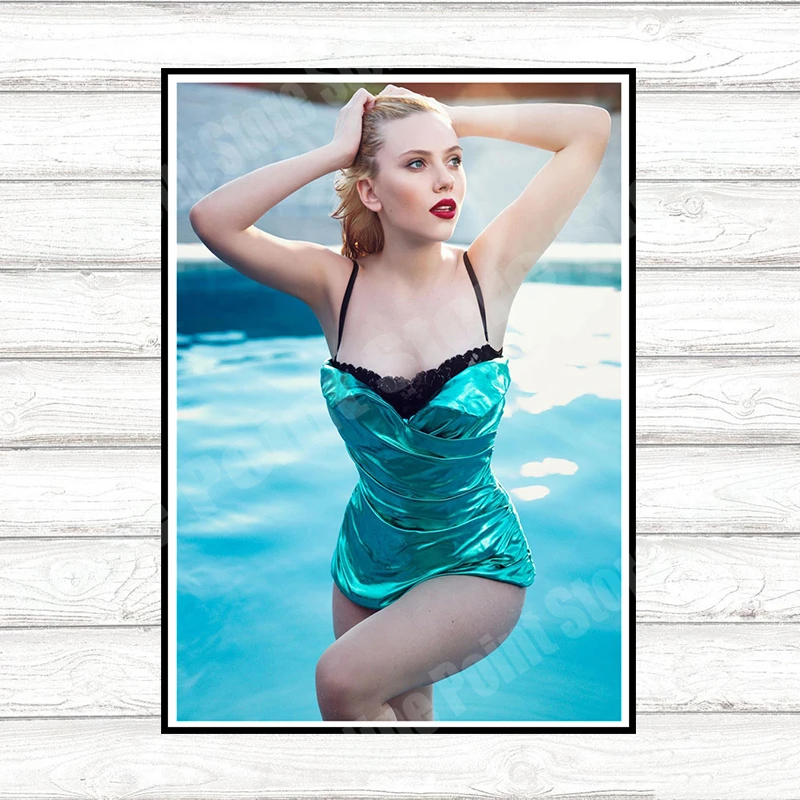 Портретная коллекция Scarlett Johansson Декор для дома плакат из фильма наклейки на стену
