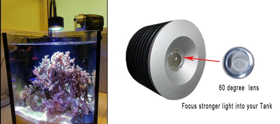 Led For Aquarium Lighting Saltwater Lights For Aquarium 15W Marine Lamp Full Spectrum Remote Lighting