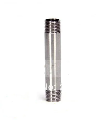

SS304 Stainless steel Pipe fitting 2" Male x 2" Male threaded L 100MM 2pcs/lot