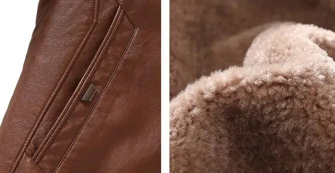 M-4XL, хит, зимнее мужское Новое модное длинное пальто с лацканами, куртка из искусственной кожи
