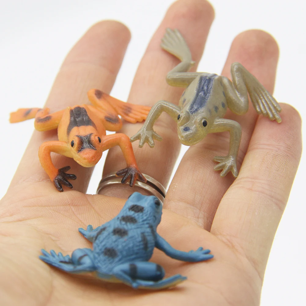 12 шт. разноцветные пластиковые фигурки черепашек Имитация животных|Игровые и