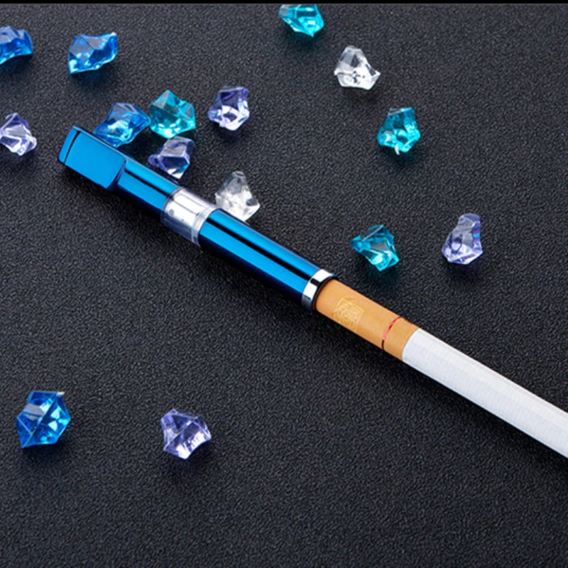 

Recycling Washable Cigarette Filter Metal Luxury Unisex Millipore Filtration Mouthpiece Cigarette Holder Gadgets For Men Gifts