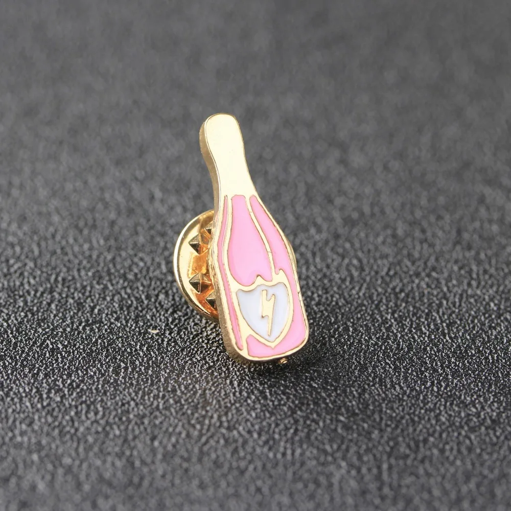 Эмалированная металлическая заколка в форме фламинго для джинсов и сумок|Броши| |