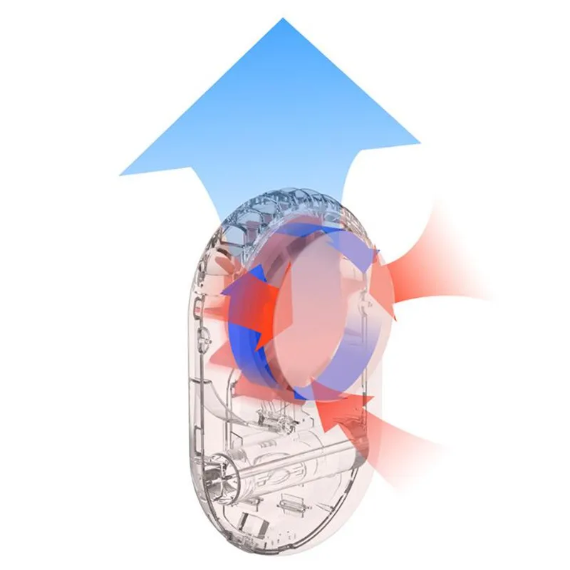 Портативный карманный мини вентилятор охлаждающий ручной для