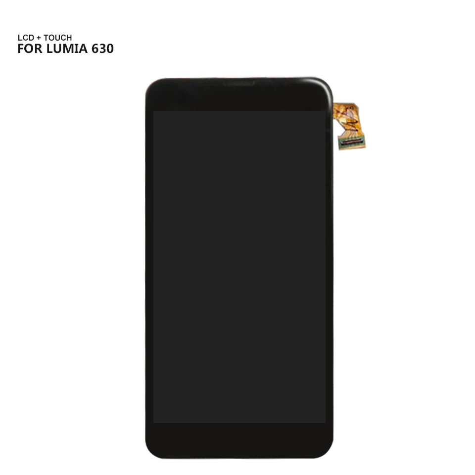 ЖК дисплей с дигитайзером и сенсорным экраном в сборе рамкой для Nokia Lumia 630
