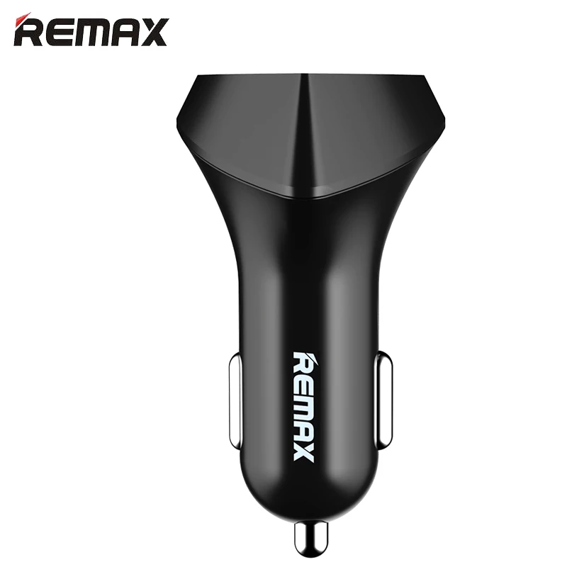 Remax Smart USB Автомобильное зарядное устройство в режиме реального времени мониторинг напряжения адаптер с двумя портами USB 5 В/3,4 A быстрое зарядное устройство для iphone samsung xiaomi