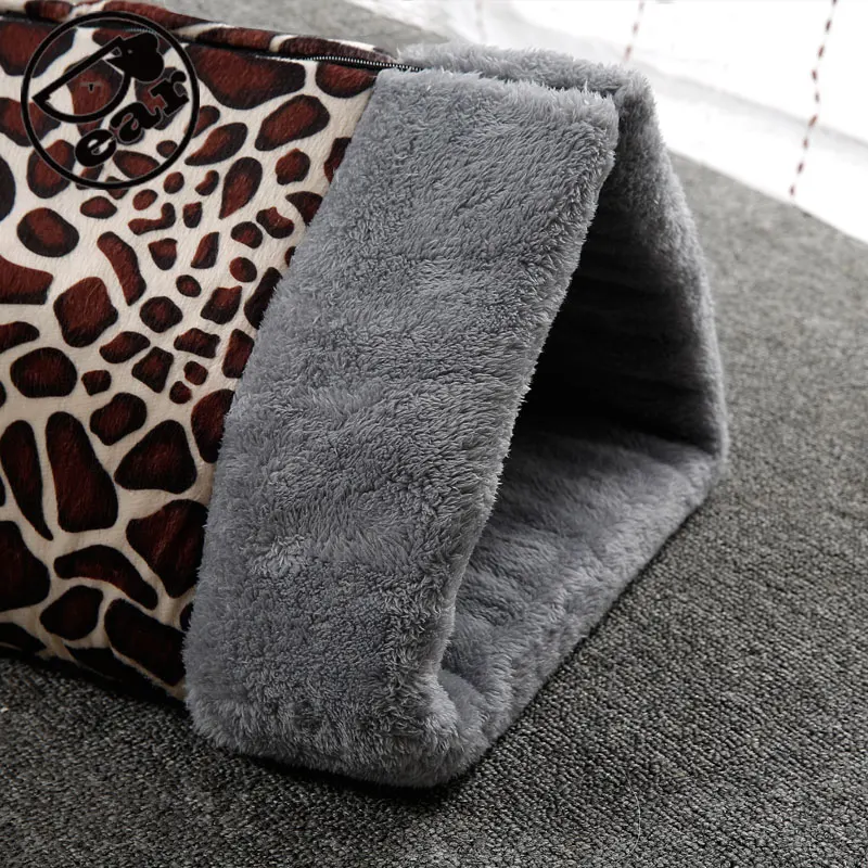 Горячая распродажа! Кровать-туннель Kitty Cat Shack 2 в 1 коврик для кошки теплый и уютный