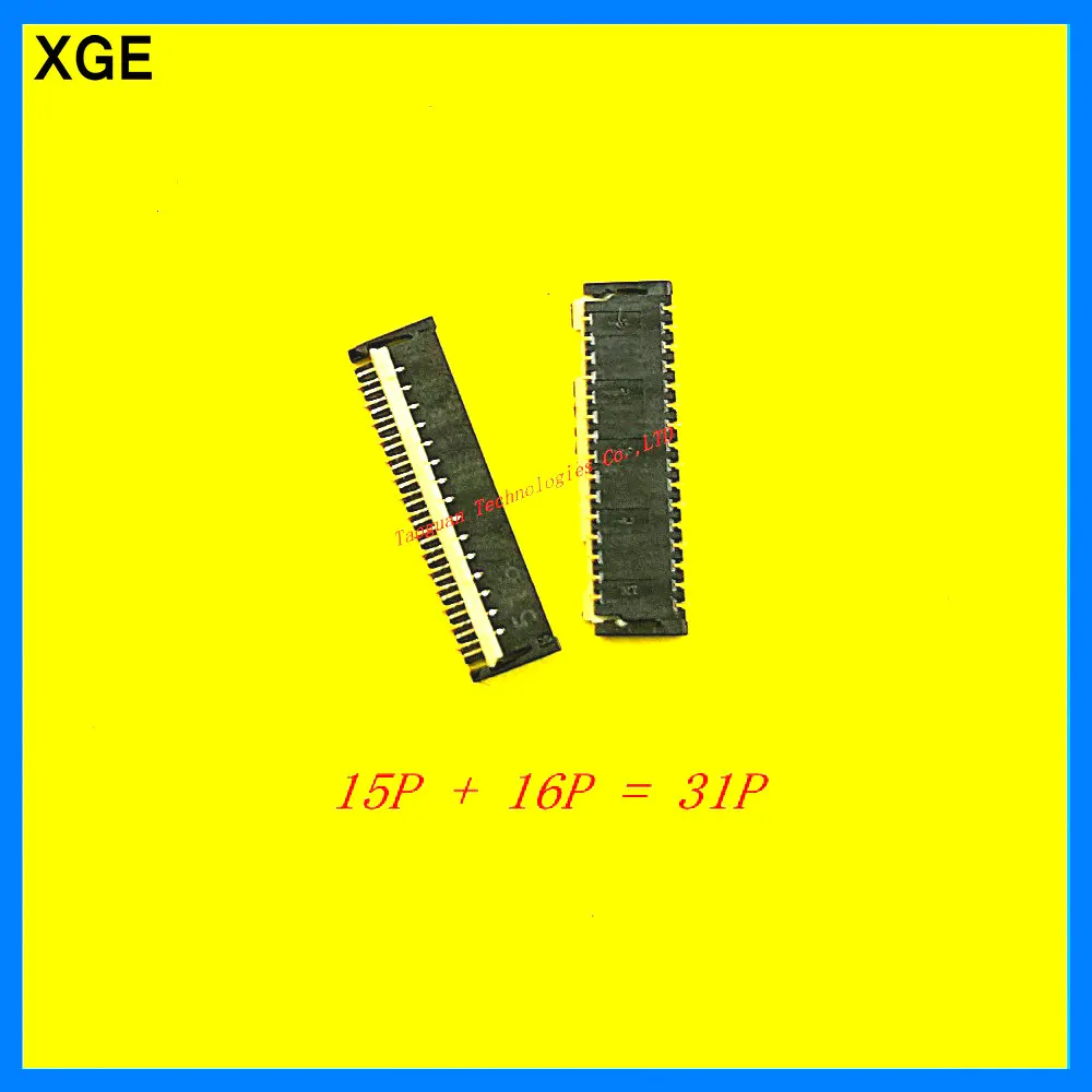 Xge 31pin ЖК-дисплей Дисплей touch Гибкие печатные платы разъем Порты и разъёмы Разъем на плате для ZTE nubia3 z7max nx505j Замена