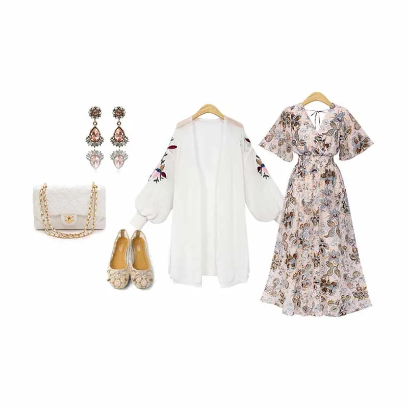 Женское шифоновое платье с цветочным принтом элегантное для торжества