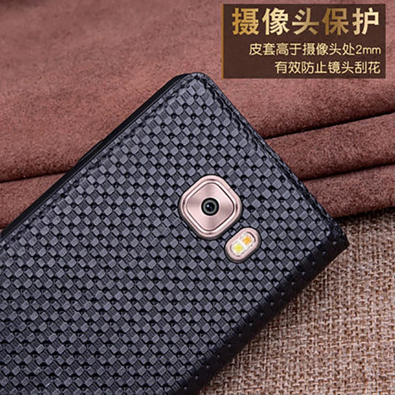 Чехол книжка из натуральной кожи для Samsung Galaxy C7 C 7 C700 C7000 чехол накладка 7000 700 SM