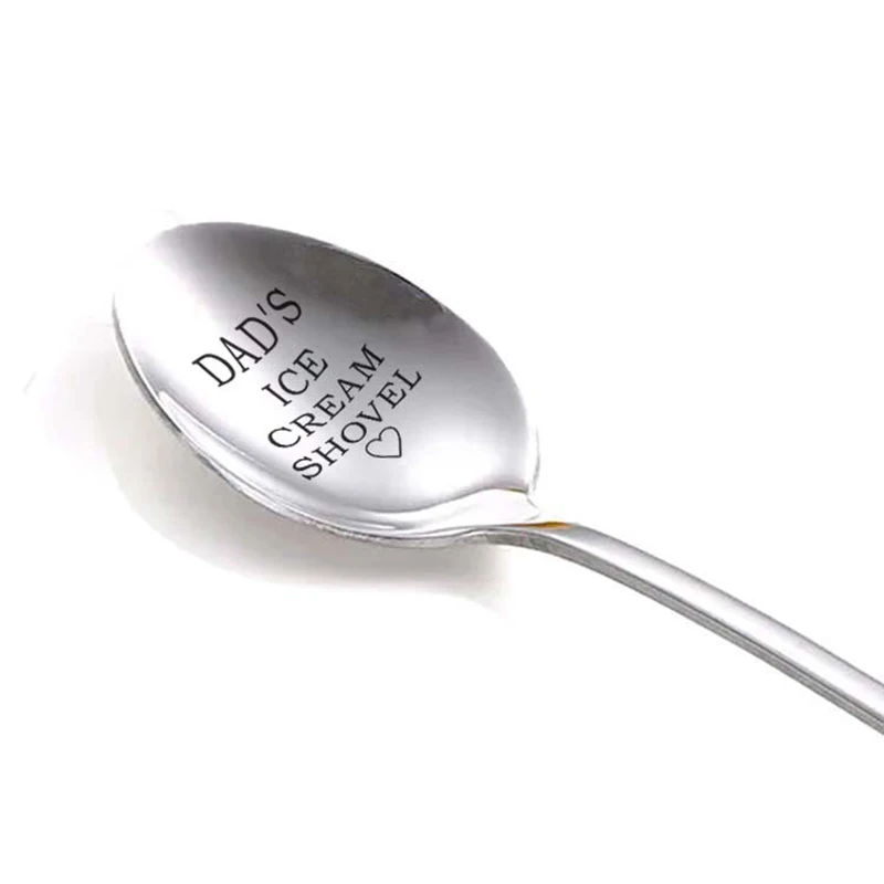 2 шт. ложка из нержавеющей стали с гравировкой на День отца|Ложки| |