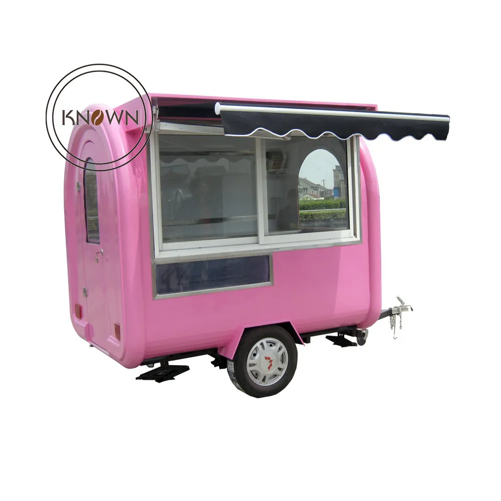 

2018 latest type china mobile food cart street food kiosk cart for sale