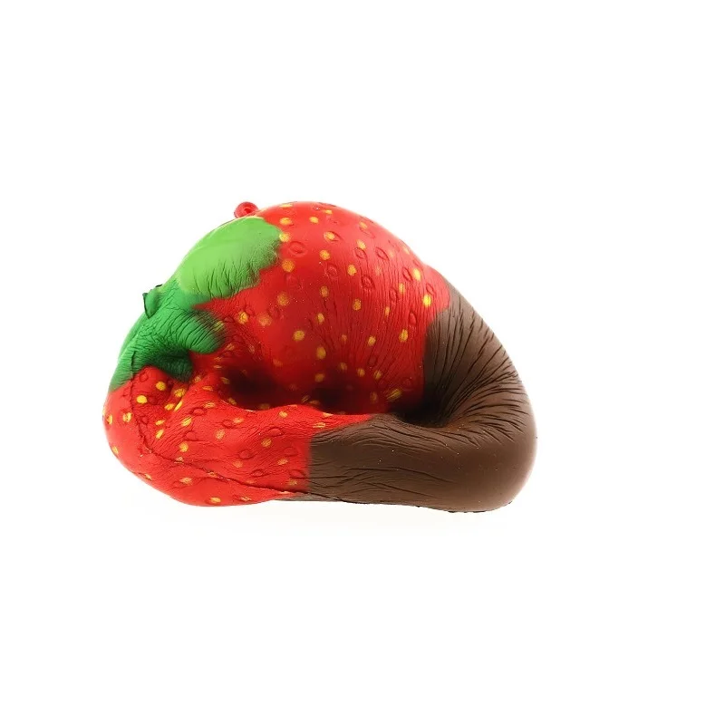 Медленно поднимающаяся мягкая Клубничная гигантская Игрушка антистресс фрукты