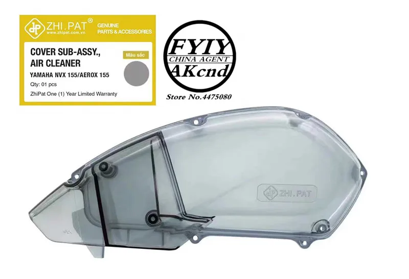 Decorative Cover For Air Filter Cover of Motorcycle Engone For Yamaha aerox 155 nvx 155 - Цвет: Серый