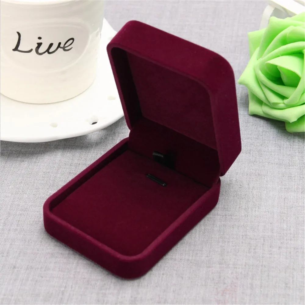 JR-necklace box JAVRICK 1 шт. ювелирные изделия кольцо/серьги/ожерелье/браслет/длинное ожерелье коробка для хранения Органайзер Дисплей чехол 4 вида коробка - Цвет: JR-necklace box