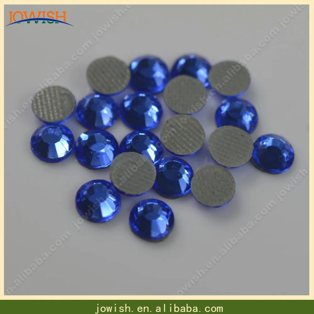 Корейские стразы без свинца с сапфировой от ss6 до ss30 Оптовая наклейка горячего пресса на стразы для одежды.