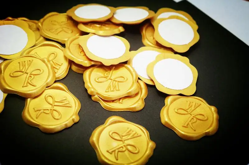 Самоклеящиеся восковые наклейки с листьями свадебная восковая печать для