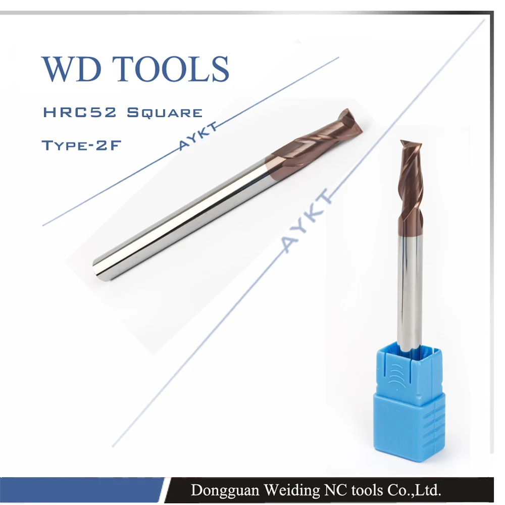 Концевая фреза с 2 канавками твердосплавная удлиненная 16 0 x 200lx16d для стальных