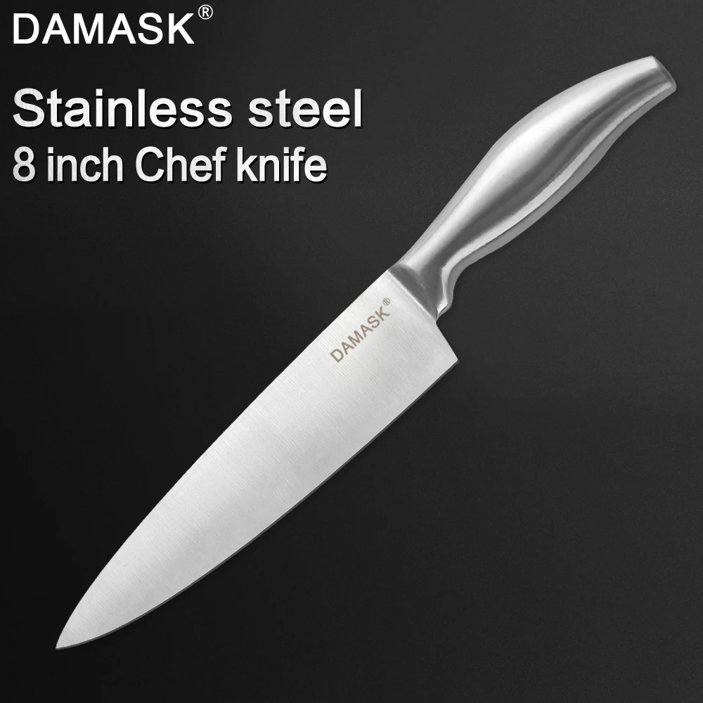 Damask набор кухонных ножей из нержавеющей стали 7cr17 6 шт. нож столовые приборы