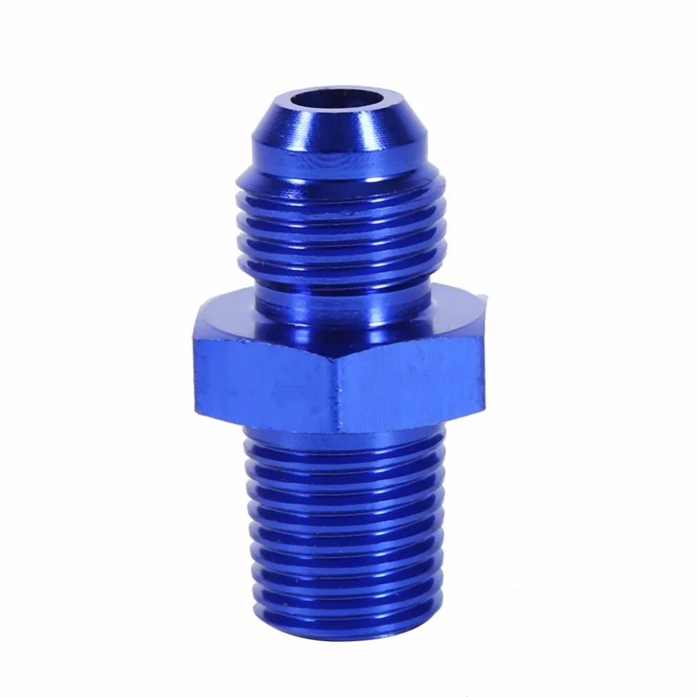Топ алюминиевый AN6 к NPT 1/4 &quotфитинги для топливного масла прямой переходник
