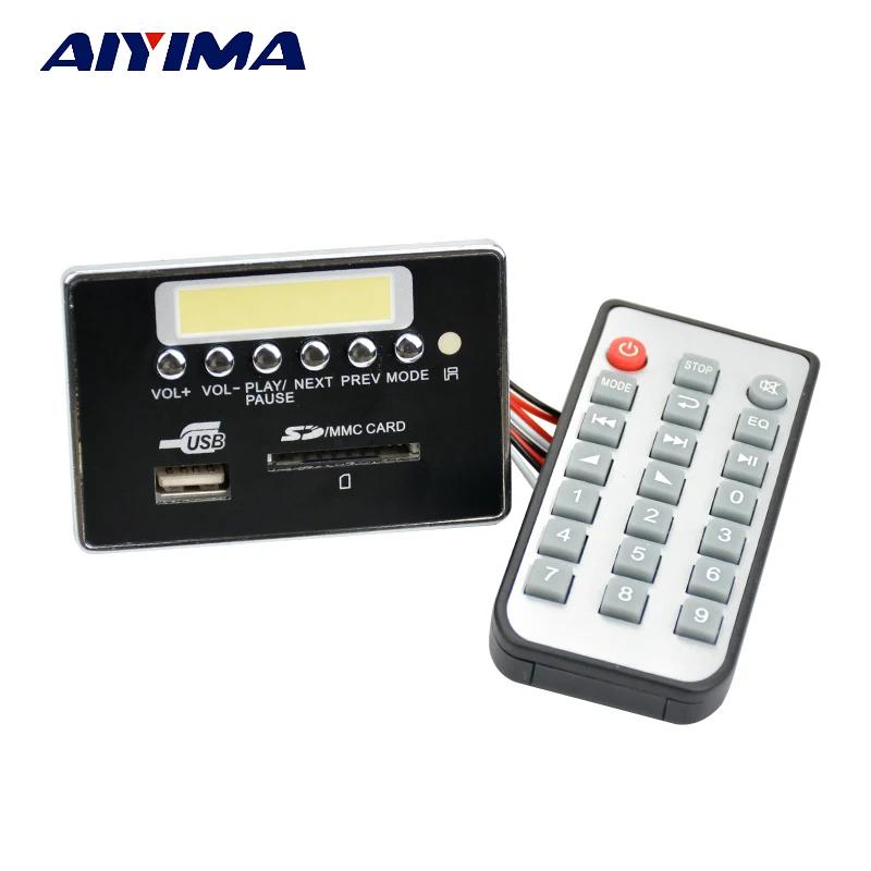 MP3 декодер доска Беспроводной аудио Bluetooth приемника без потерь Динамик 12 В